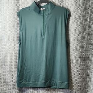 Men's Green Sleeveless Shirt